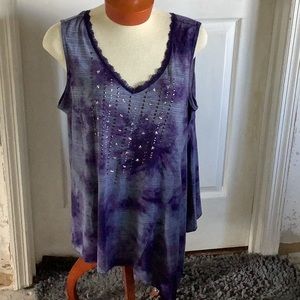 NWT One world sleeveless shirt